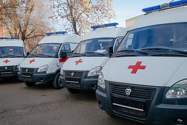 Новые автомобили скорой помощи отправились в территории области